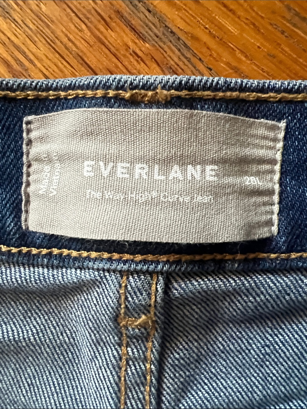 Everlane Way High Curve Jeans - Picture 2 of 8